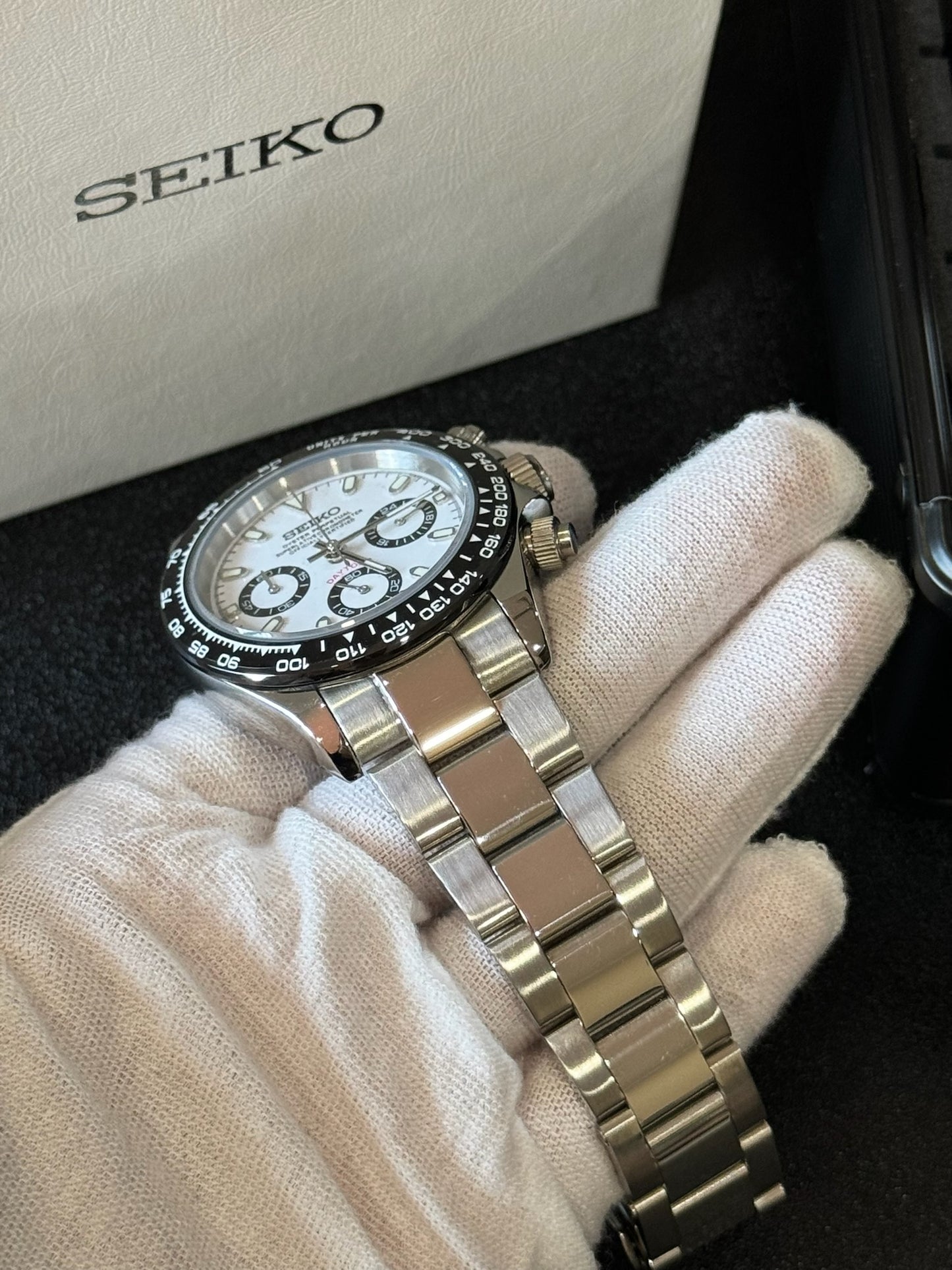 Seiko Mod Daytona Panda